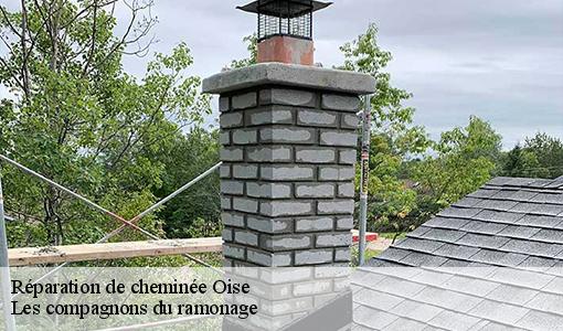 Réparation de cheminée 60 Oise Les compagnons du ramonage