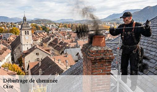 Débistrage de cheminée Oise 