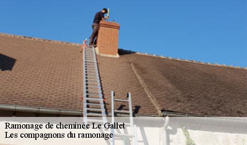Ramonage de cheminée le-gallet-60360 Les compagnons du ramonage
