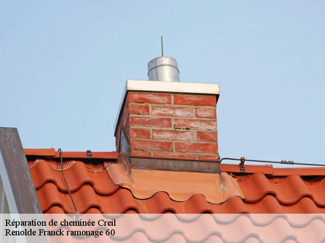 Réparation de cheminée  creil-60100 Renolde Franck ramonage 60