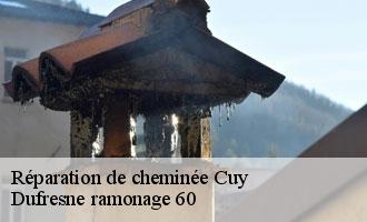 Réparation de cheminée  cuy-60310 Dufresne ramonage 60