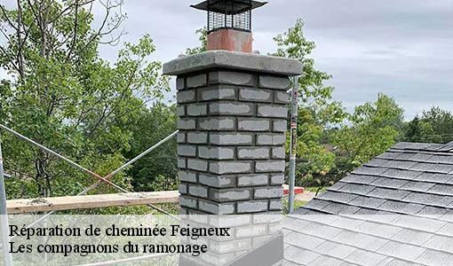 Réparation de cheminée feigneux-60800 Les compagnons du ramonage