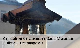 Réparation de cheminée  saint-maximin-60740 Dufresne ramonage 60