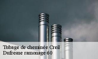 Tubage de cheminée  creil-60100 Dufresne ramonage 60