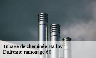 Tubage de cheminée halloy-60210 Dufresne ramonage 60