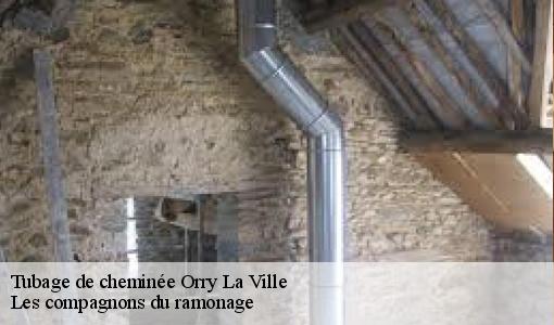 Tubage de cheminée orry-la-ville-60560 Les compagnons du ramonage