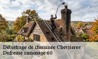 Débistrage de cheminée chevrieres-60710 Dufresne ramonage 60