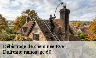 Débistrage de cheminée eve-60330 Dufresne ramonage 60