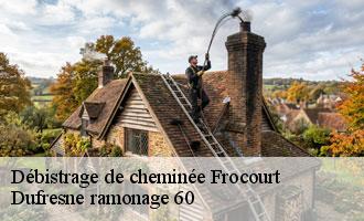 Débistrage de cheminée frocourt-60000 Dufresne ramonage 60