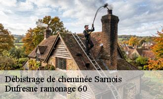 Débistrage de cheminée sarnois-60210 Dufresne ramonage 60