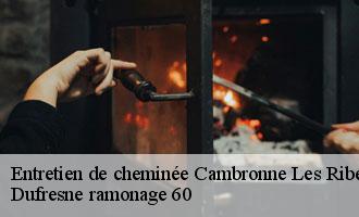 Entretien de cheminée cambronne-les-ribecourt-60170 Dufresne ramonage 60