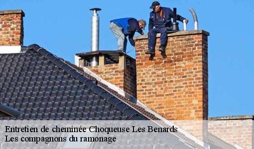 Entretien de cheminée choqueuse-les-benards-60360 Les compagnons du ramonage