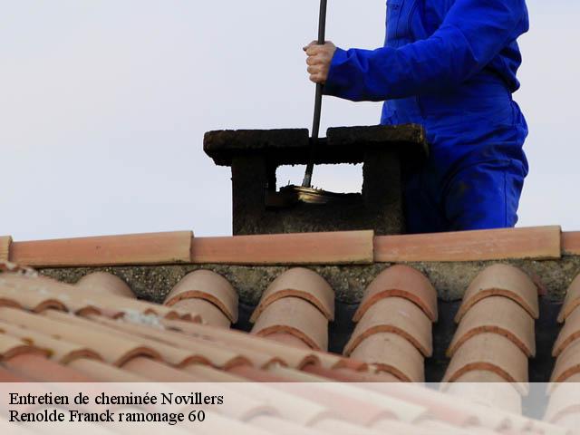 Entretien de cheminée  novillers-60730 Renolde Franck ramonage 60