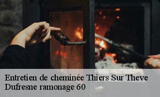 Entretien de cheminée thiers-sur-theve-60520 Dufresne ramonage 60