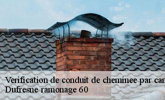 Verification de conduit de cheminee par camera  baron-60300 Dufresne ramonage 60
